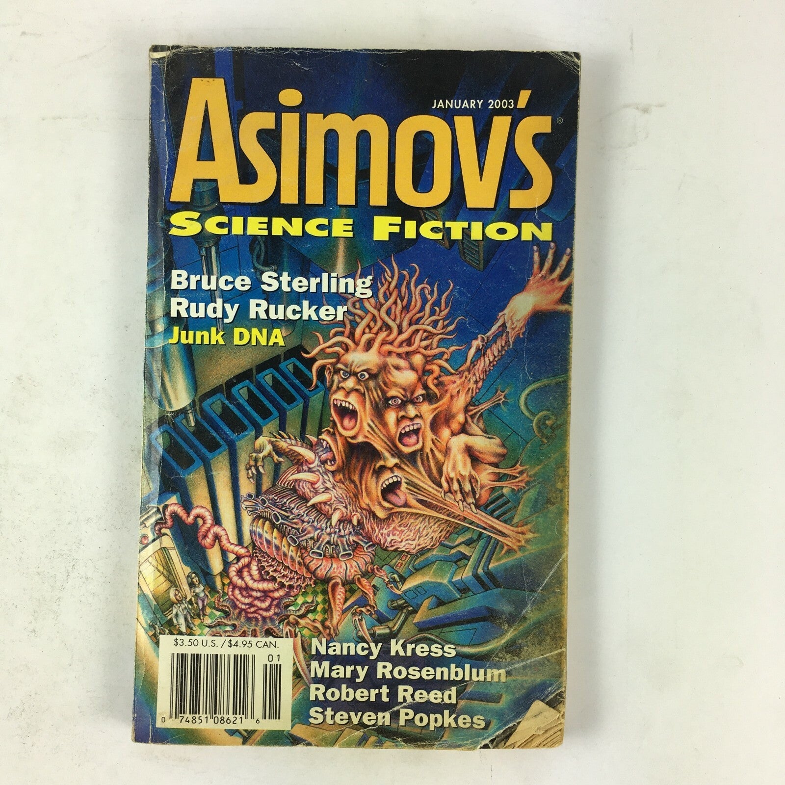 January 2003 Isaac Asimov's Science Fiction Magazine Junk DNA Rudy Rucker