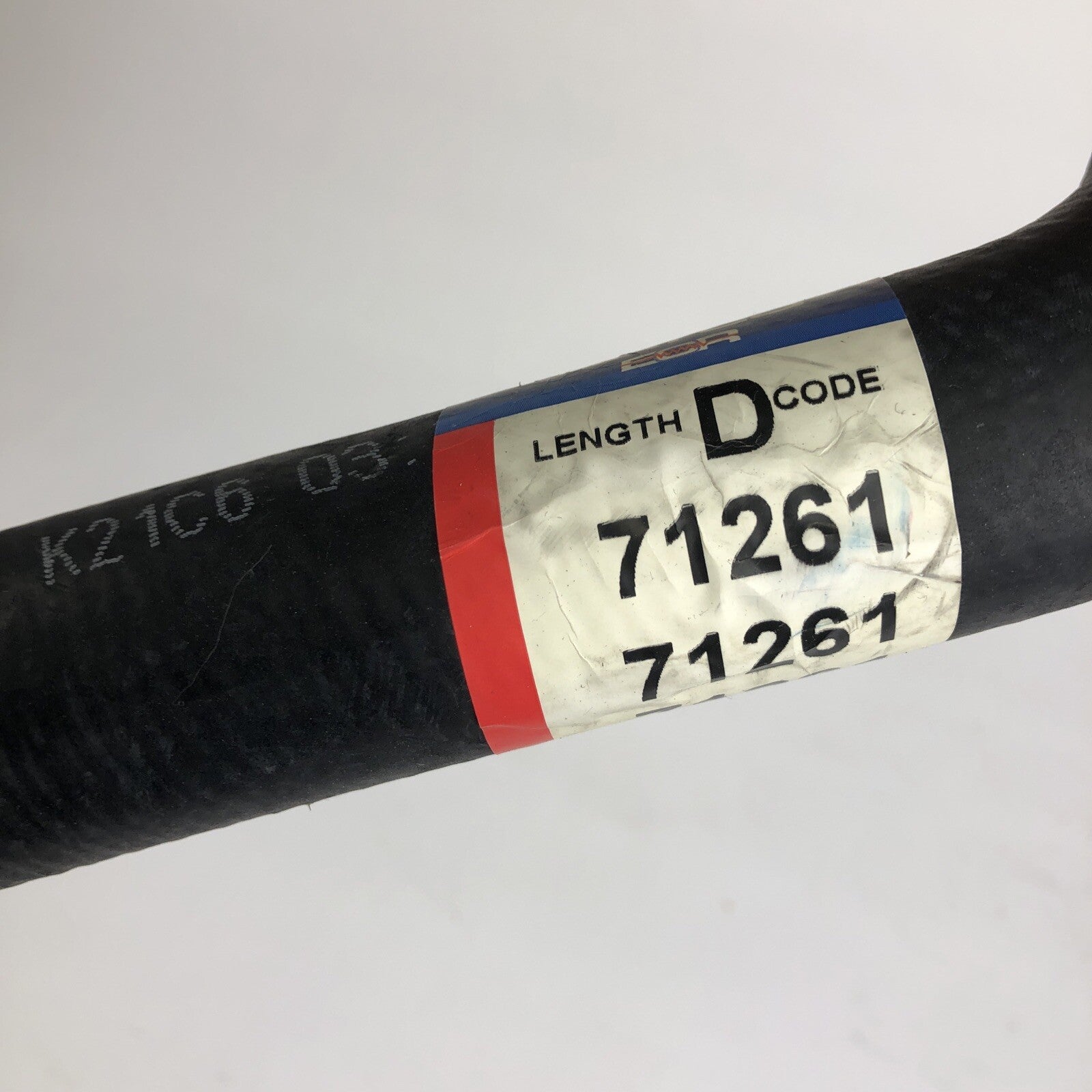 Dayco 71261 radiator coolant bypass hose for 4ALC engine cooling system replacement part
