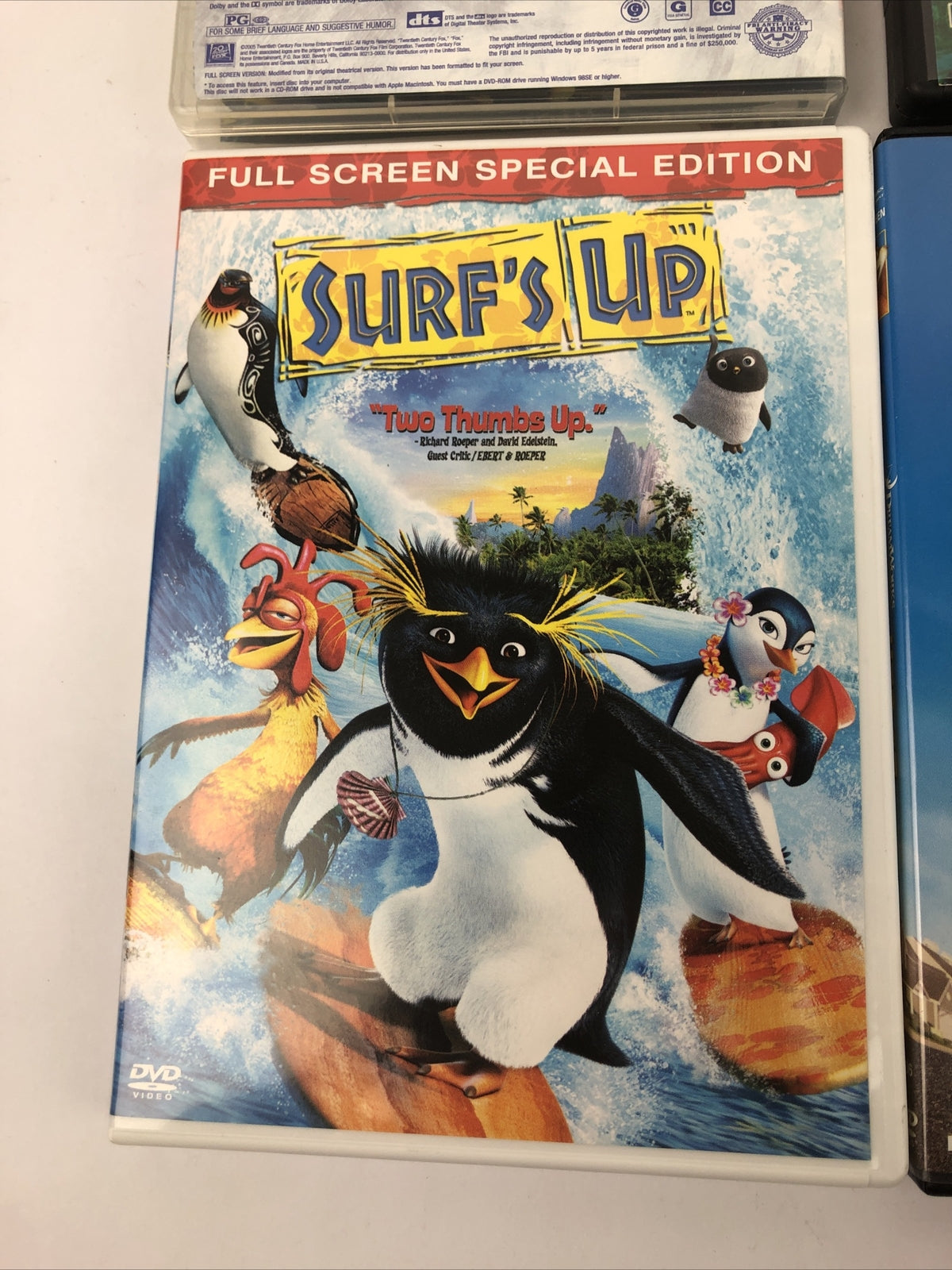 4 x DreamWorks DVD LOT - Shark Tale, Surf's Up, Robots, Over the Hedge *VGC
