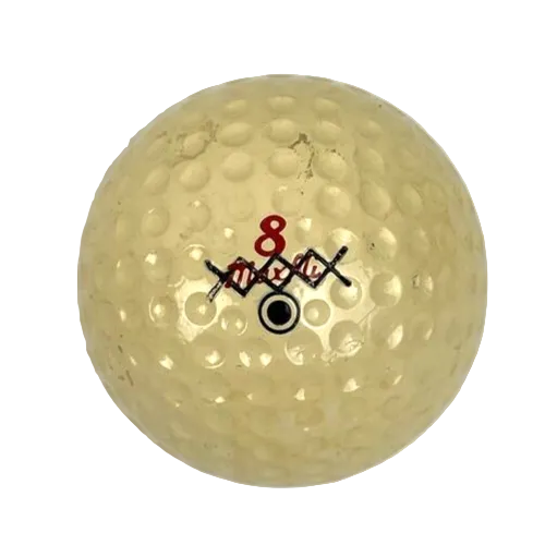 Rare vintage Dunlop Maxfli Black Dot XXXX Out number 8 golf ball collectible