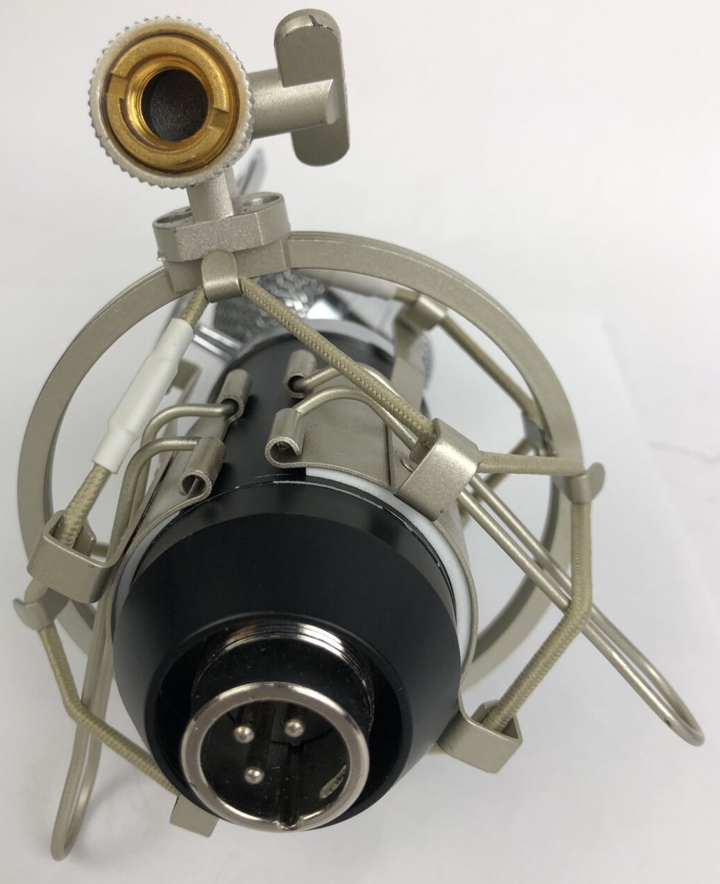 ERZhen Retro 3 Pin XLR Dynamic Podcasting Microphone w Shock Mount & Spit Screen