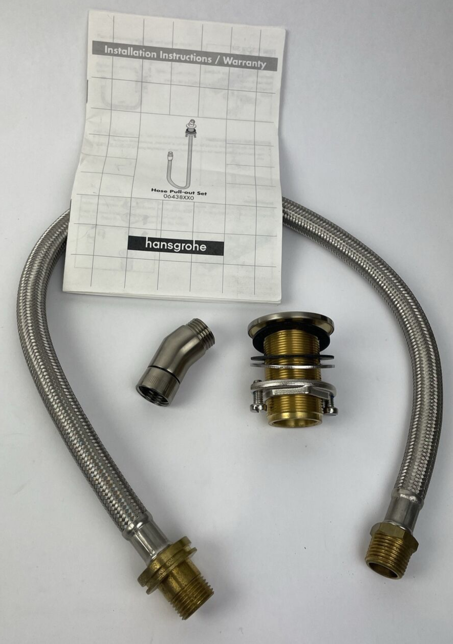 OEM Hansgrohe 06438XX0 Tub deck hose pull-out set; Series Hose pull-out set NEW