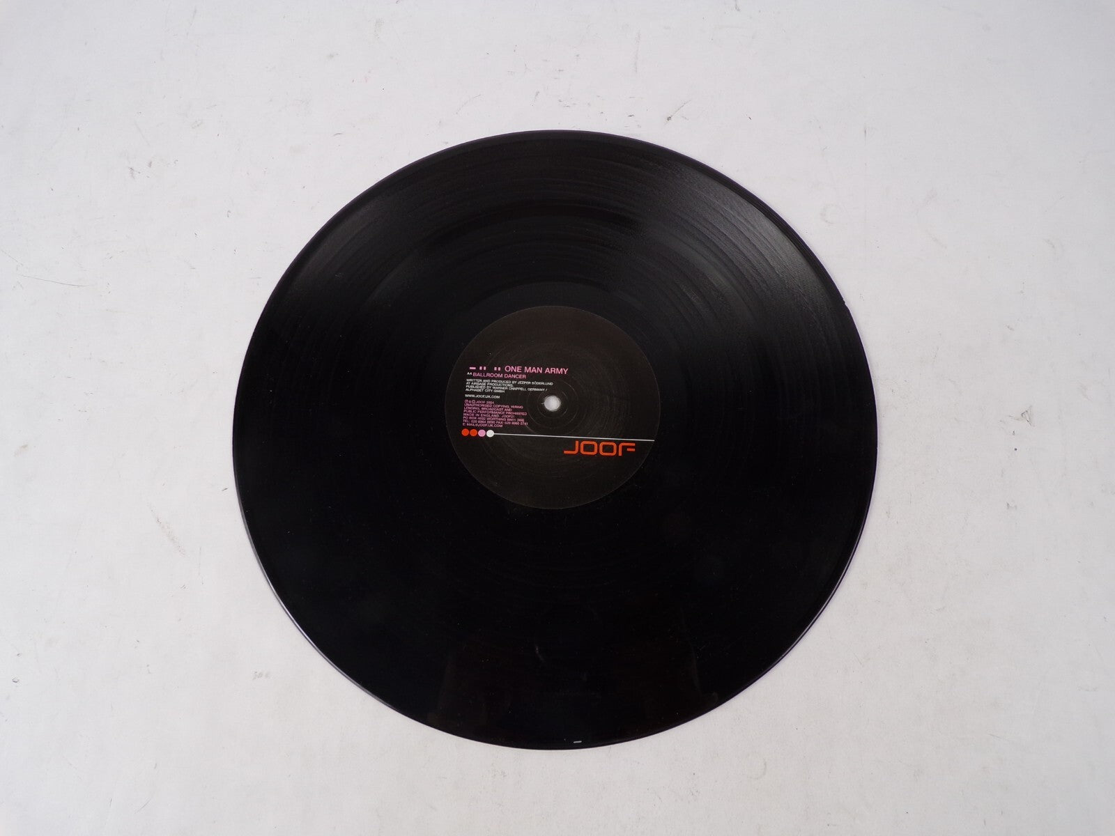 Joof One Man Army Ballroom Dancer Vinyl Record