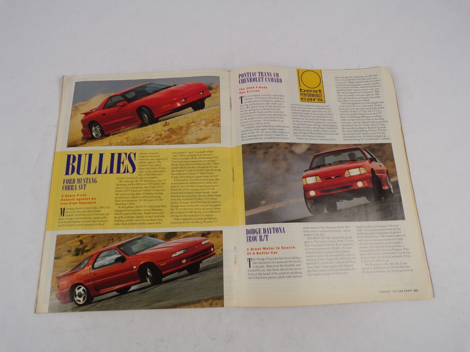 February 1993 Car Craft Budget Mail-Order Small-Blocks! Win A Special ZR-1 Vette