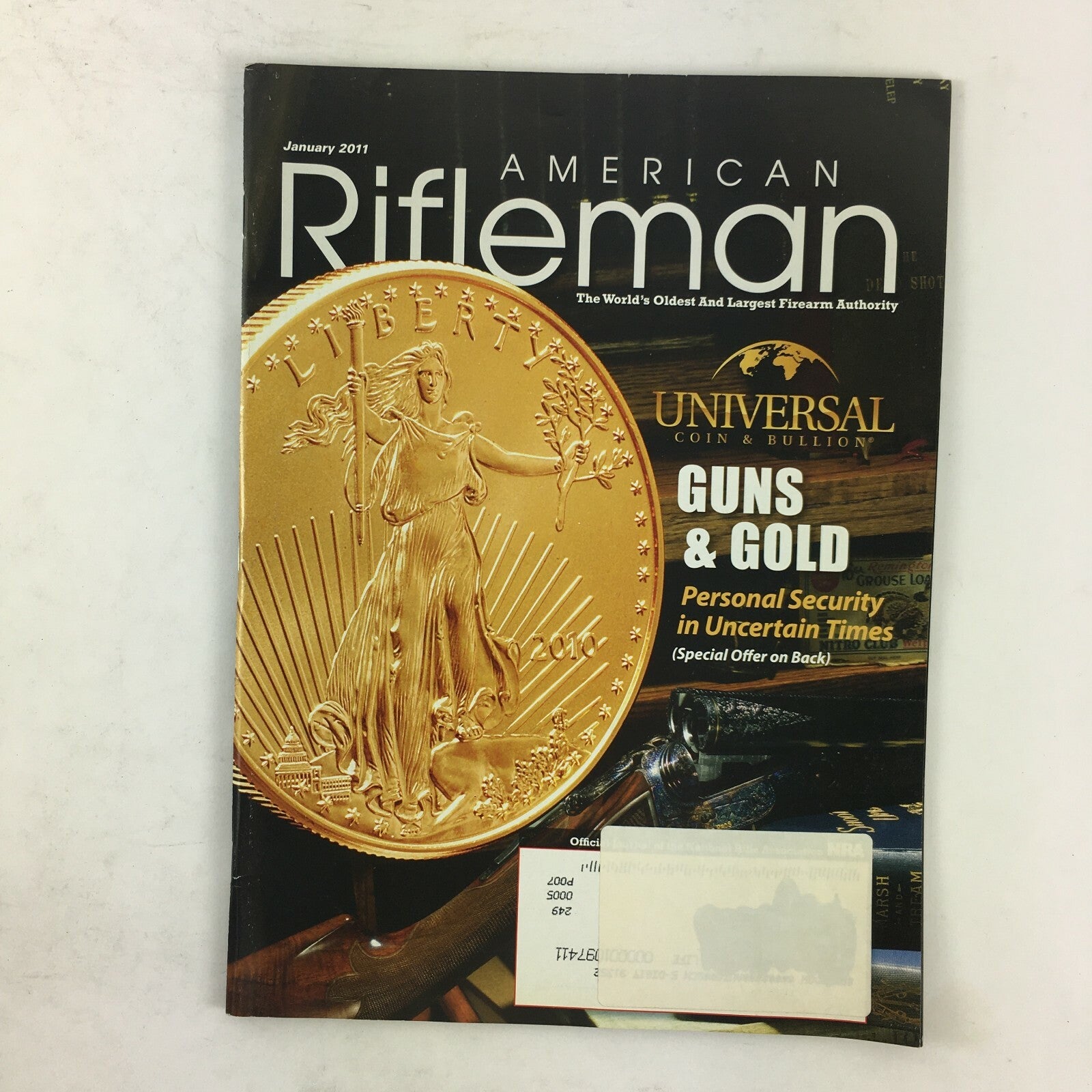 January 2011 American Rifleman Magazine Guns & Gold Personal Security