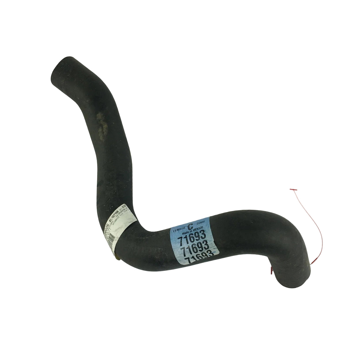 Dayco 71693 ECR curved radiator hose OEM replacement EPDM rubber coolant hose for automotive engine cooling system C code A13.