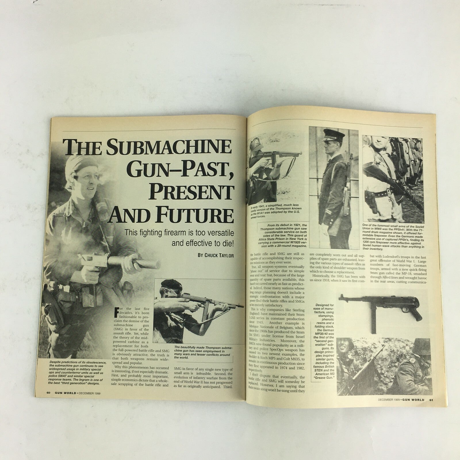 December 1999 Gun World Magazine Sturm Ruger 50 & Co. Vektor CP-1 Jungle Gun