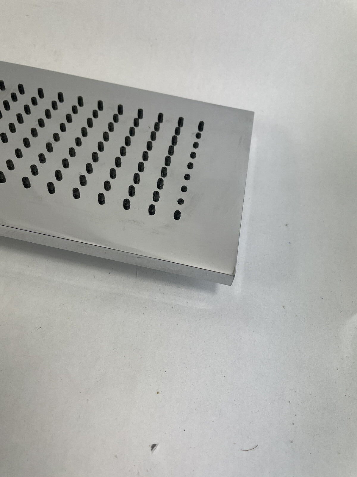 Gessi Rettangolo 20151 polished chrome rectangular shower head bathroom fixture