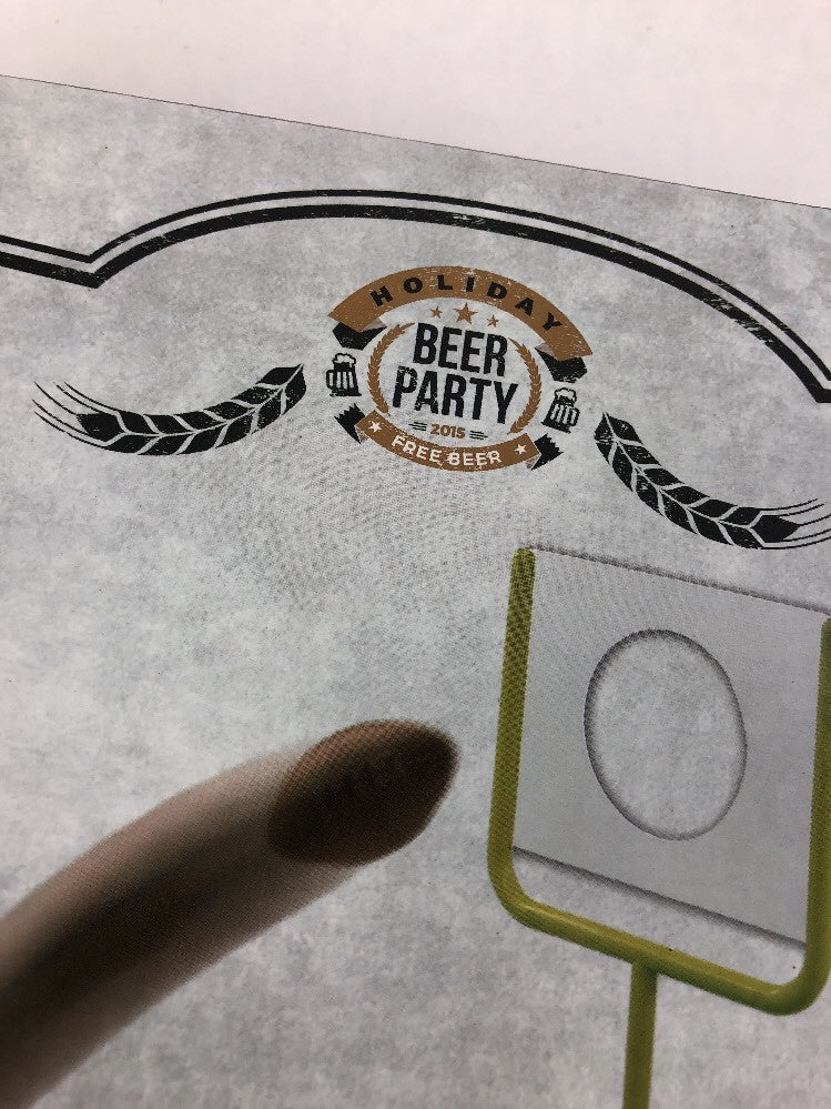 Holiday beer party football drinking game, Extremely Rare - Fast Shipping