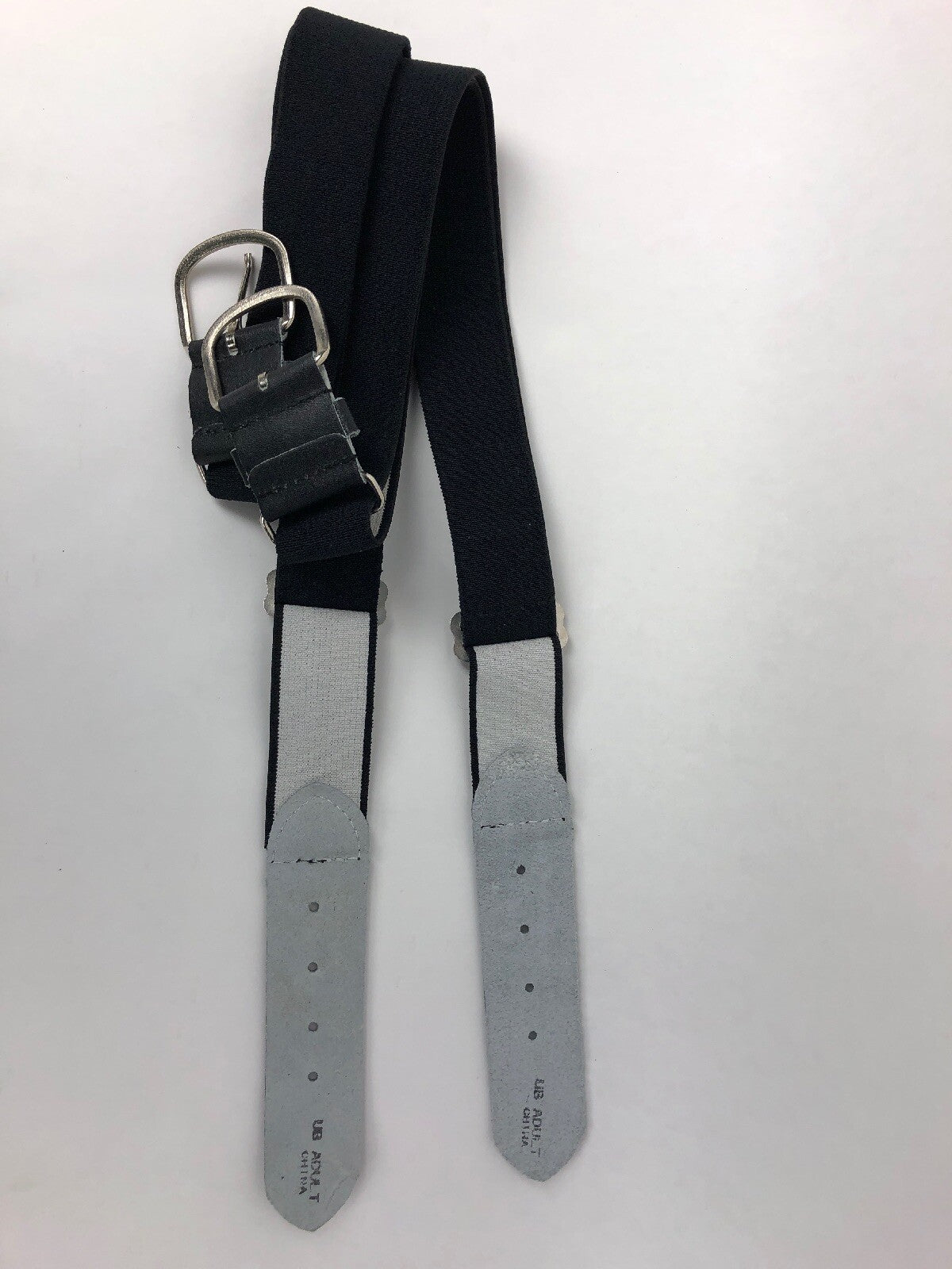 2 X Champion Sports Elastic Uniform Belt Black Adult - Fast Free Shipping
