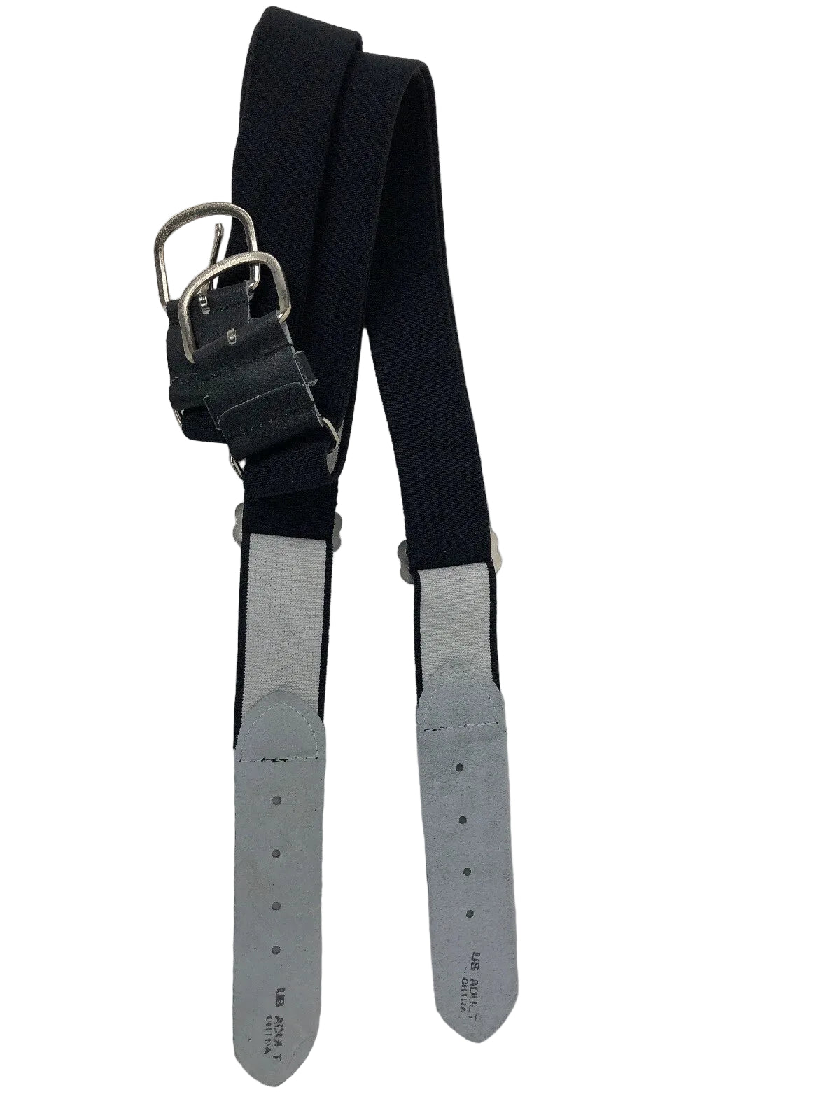 2-pack Champion Sports black elastic uniform belts for adults