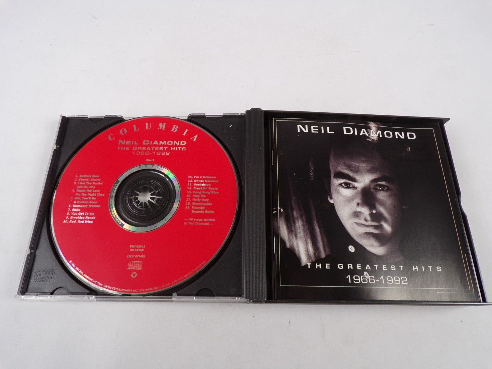 Neil Diamond The Greatest Hits 1966-1992 SoliTary Man Cherry, Cherry Shilo CD#27
