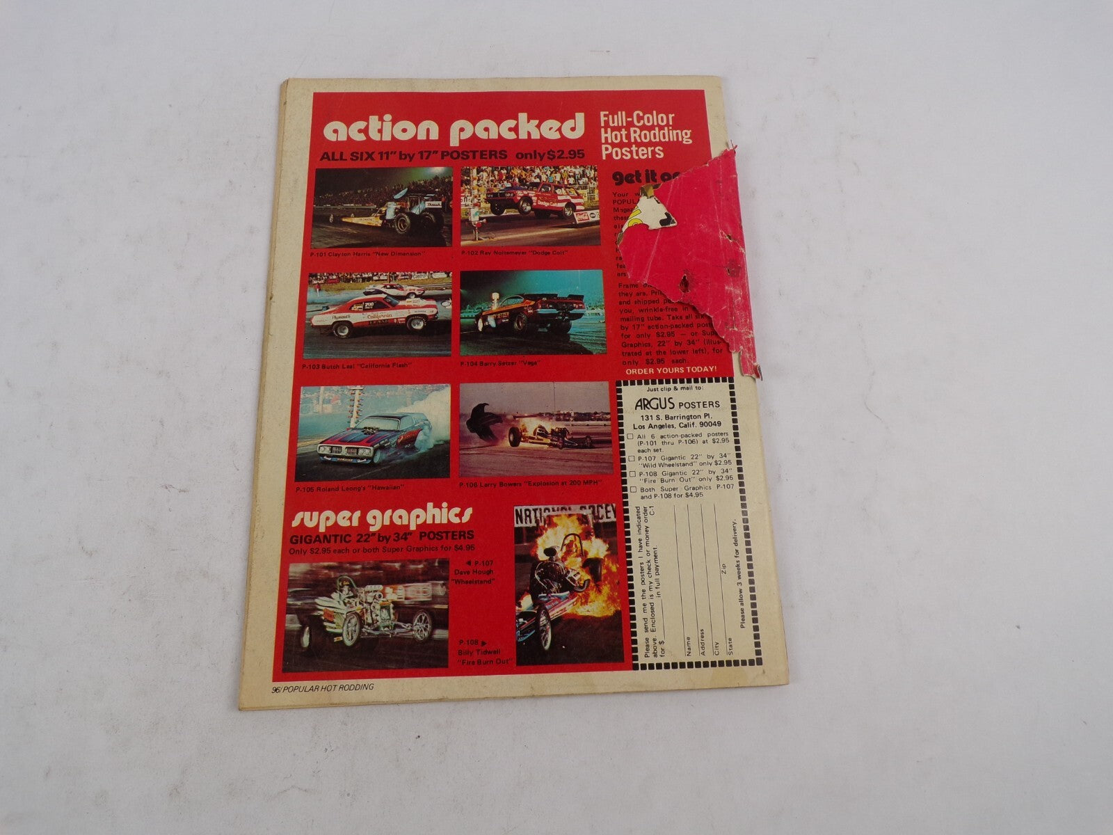 December 1973 Hot Rod Magazine Build A Winning Chevy Super Stocker! 427-Cubic