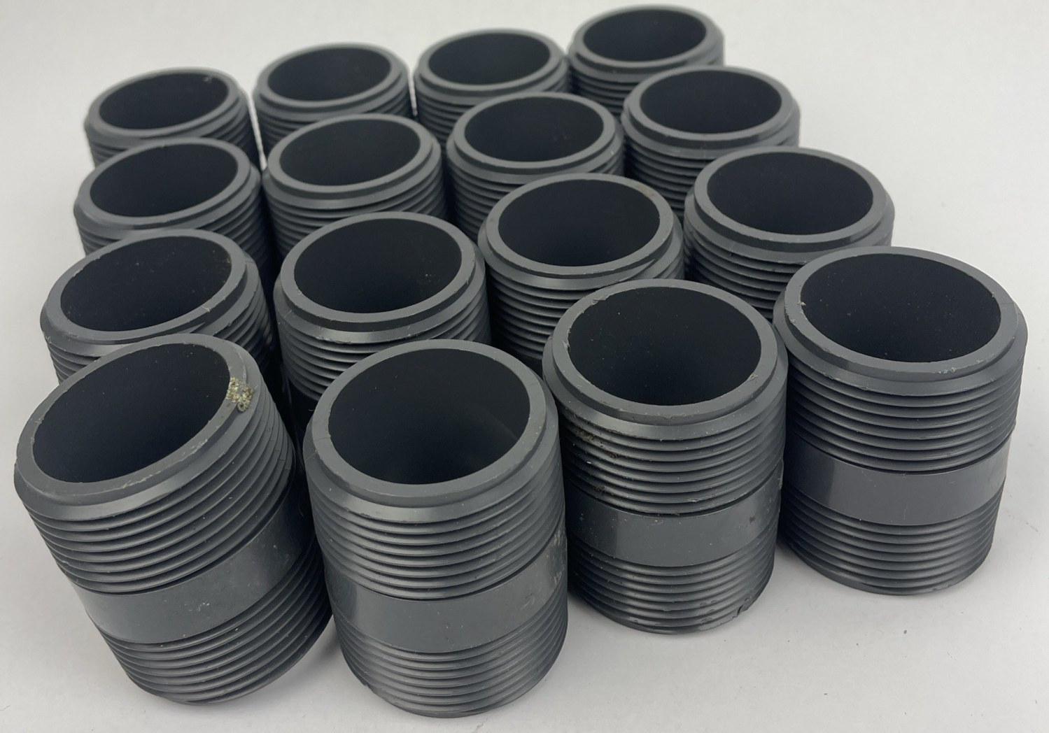 SPEARS LASCO Lot of 16 - 1" x 2" Schedule 80 threaded PVC Pipe Nipple