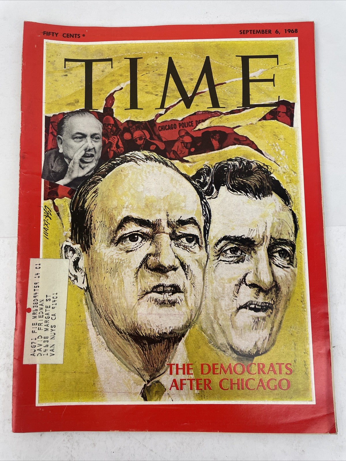 Time Magazine : September 6, 1968: The Democrats After Chicago VGC