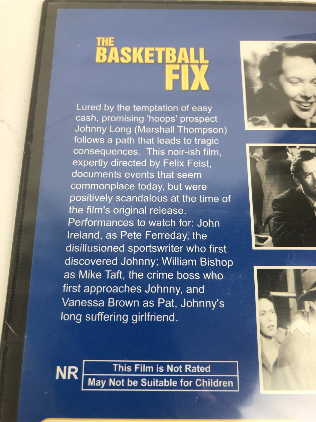 The Basketball Fix (DVD, 2006) - John Ireland Marshall Thompson - Remastered