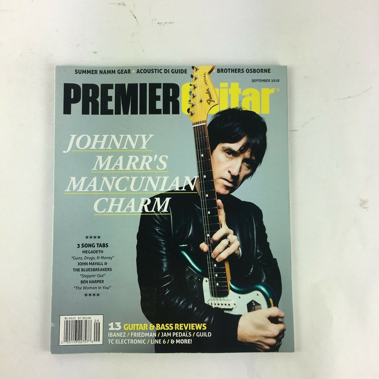 September 2018 Premier Guitar Magazine Johnny Marr's Mancunian Charm Friedman