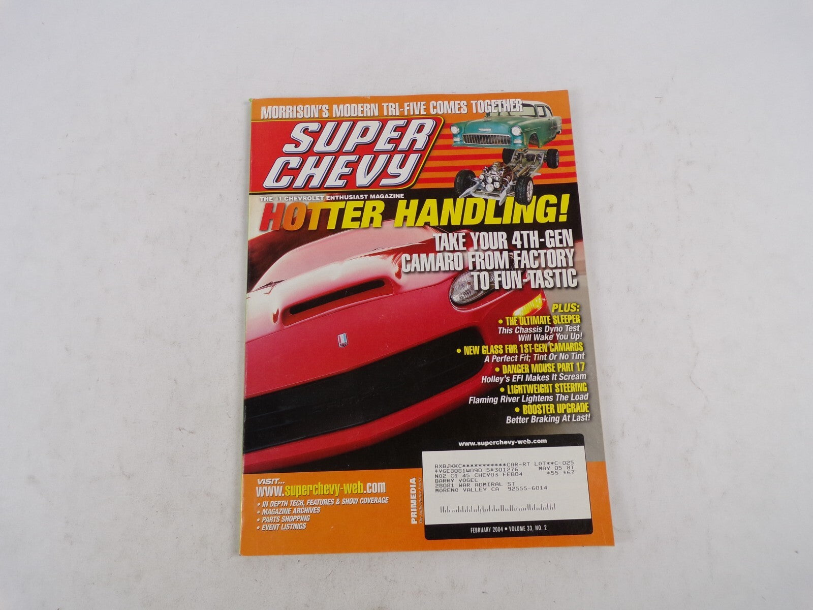 February 2004 Super Chevy Hotter Handling! Take Your 4th-Gen Camaro From Factory