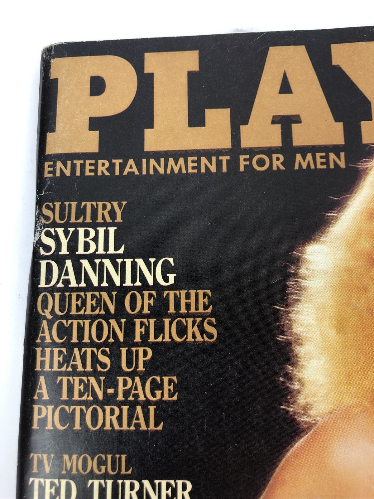 Vintage Playboy Magazine August 1983 Sybil Danning Ted Turner - LOOK
