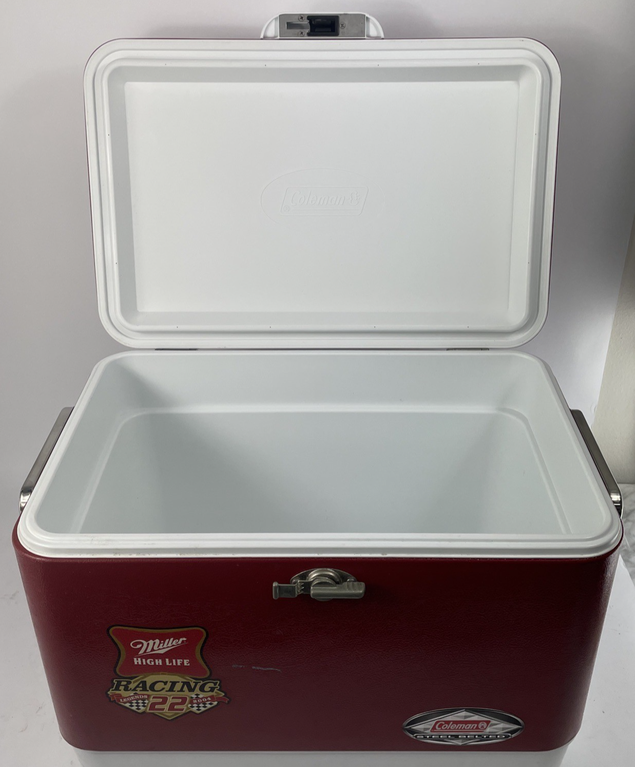 Rare Coleman Steel Belted Cooler USA - 54 QT Model 6150