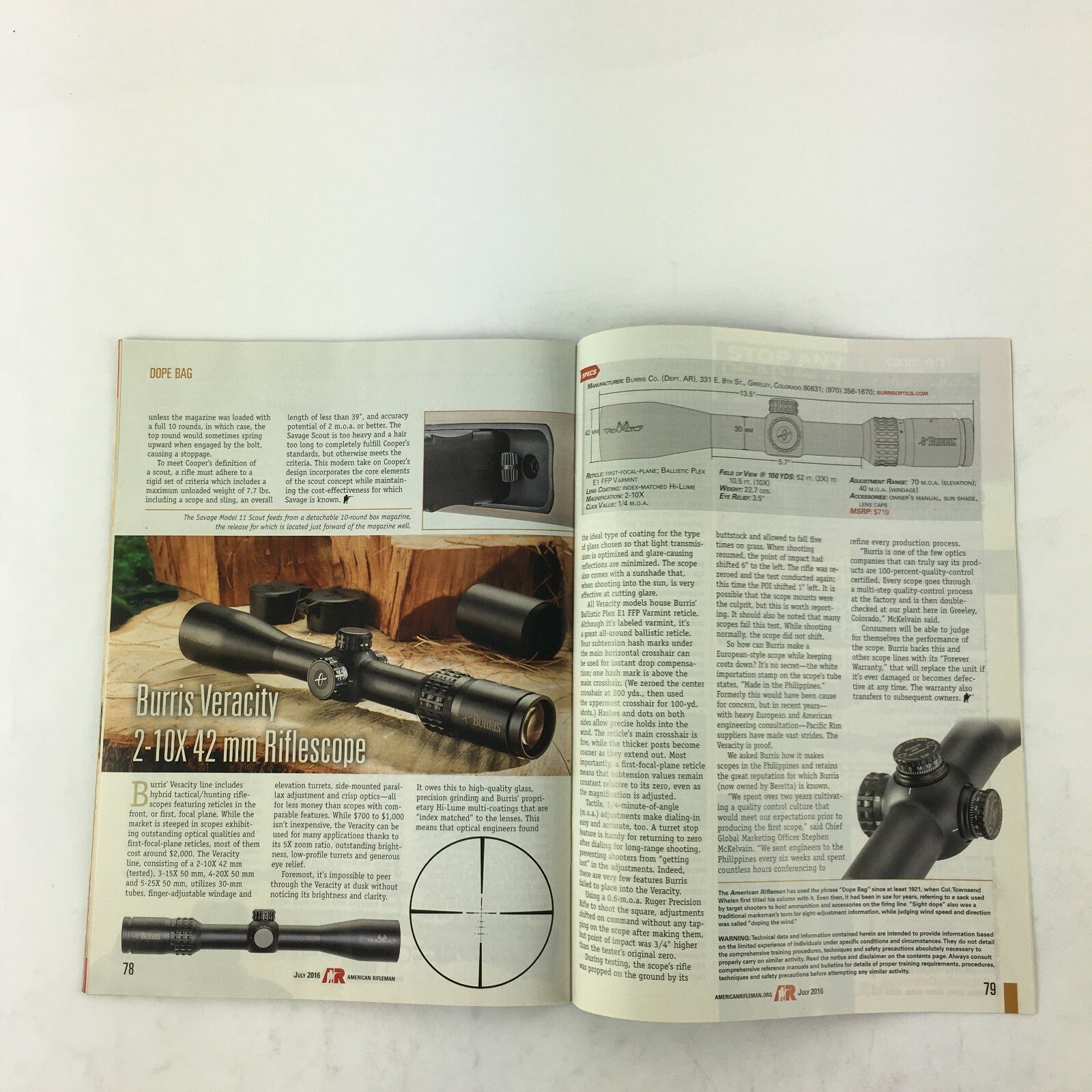 July 2016 American Rifleman Magazine Winchester The First 150 Years .380 Pistol