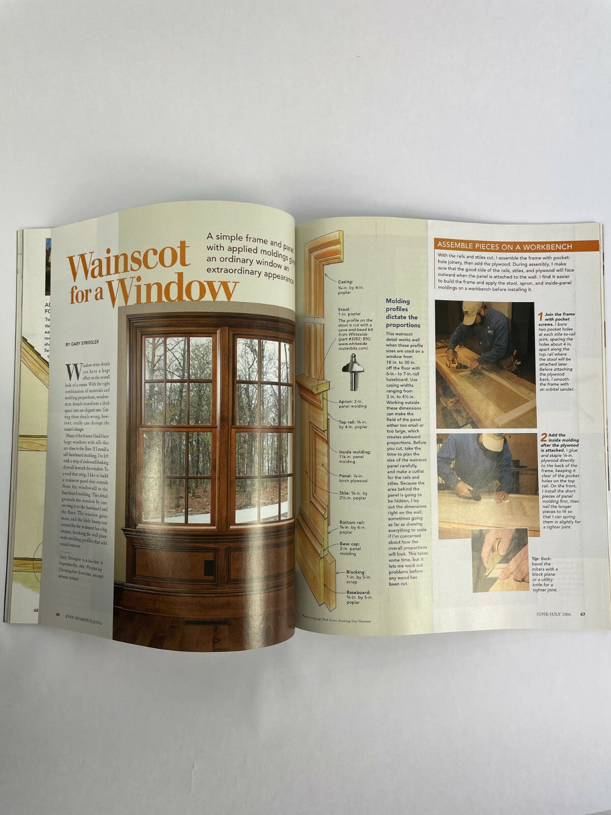 July 2006 Fine Homebuilding Magazine Lithium-ion BatteriesMuscle CordlessTool #B