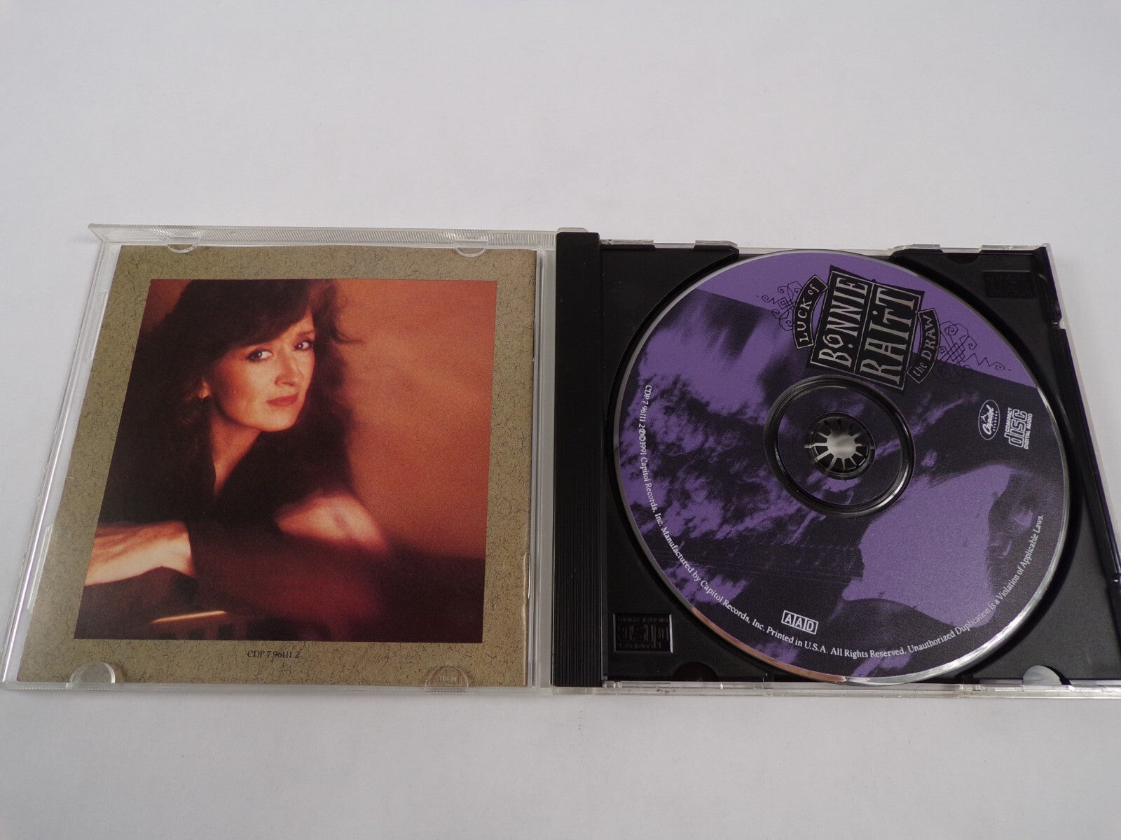 Luck Of Bonnie Raitt the Draw No Business Not The Only One All At Once CD#47
