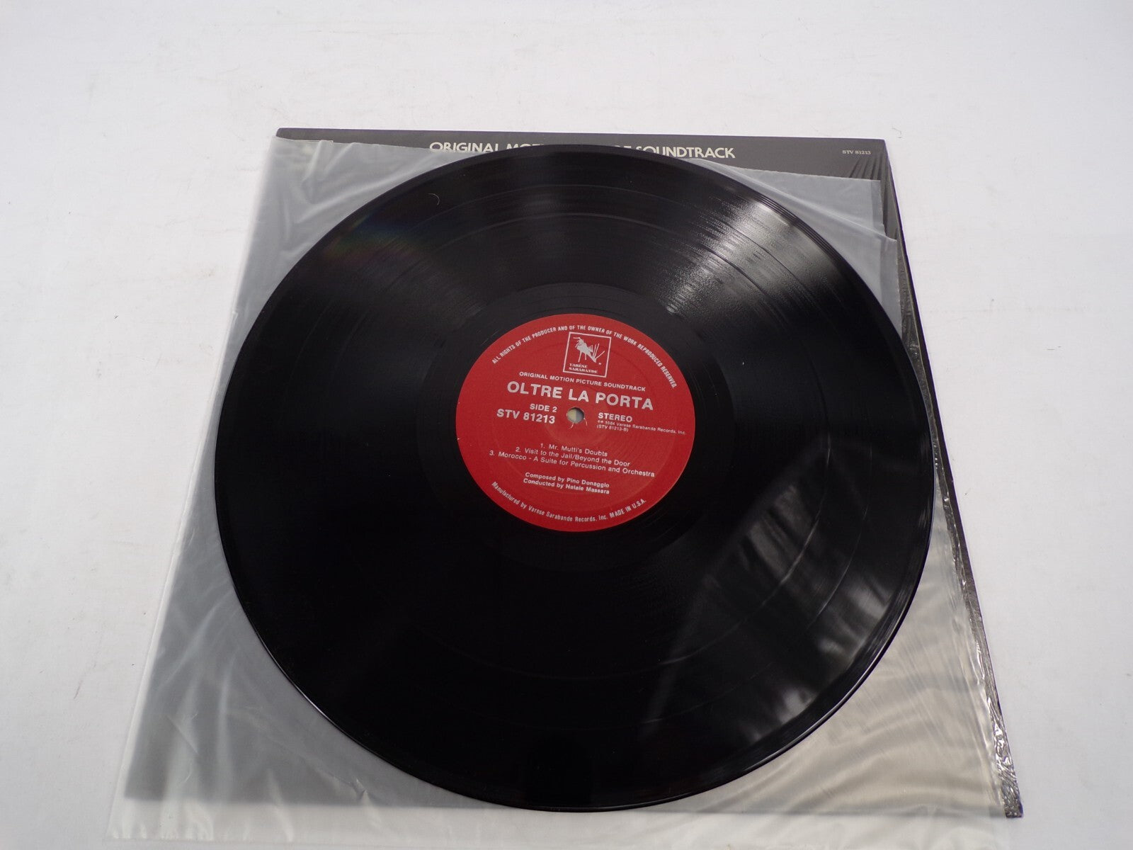 Oltre Laporta Music Composed by Pino Donaggio by Natale Massara Vinyl Record