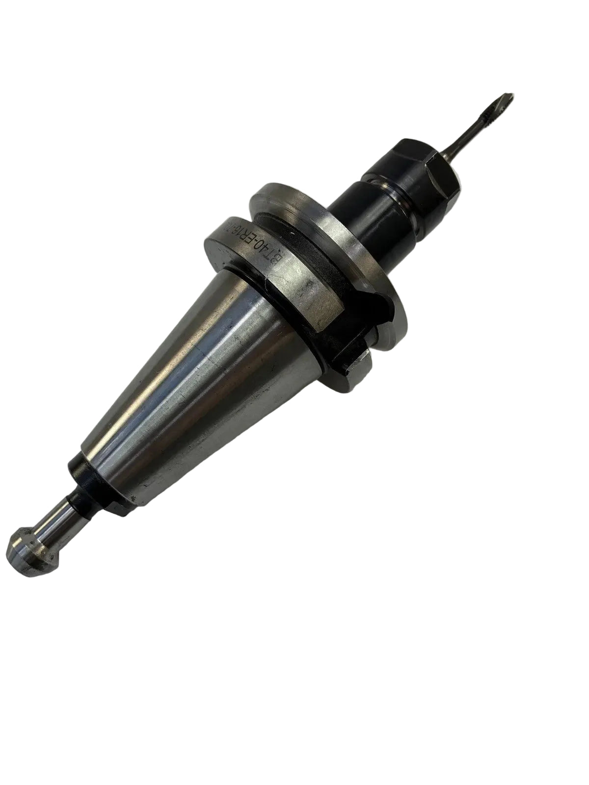 BT40 ER16-70L CNC Collet Chuck Tool Holder with Pull Stud and Tap
