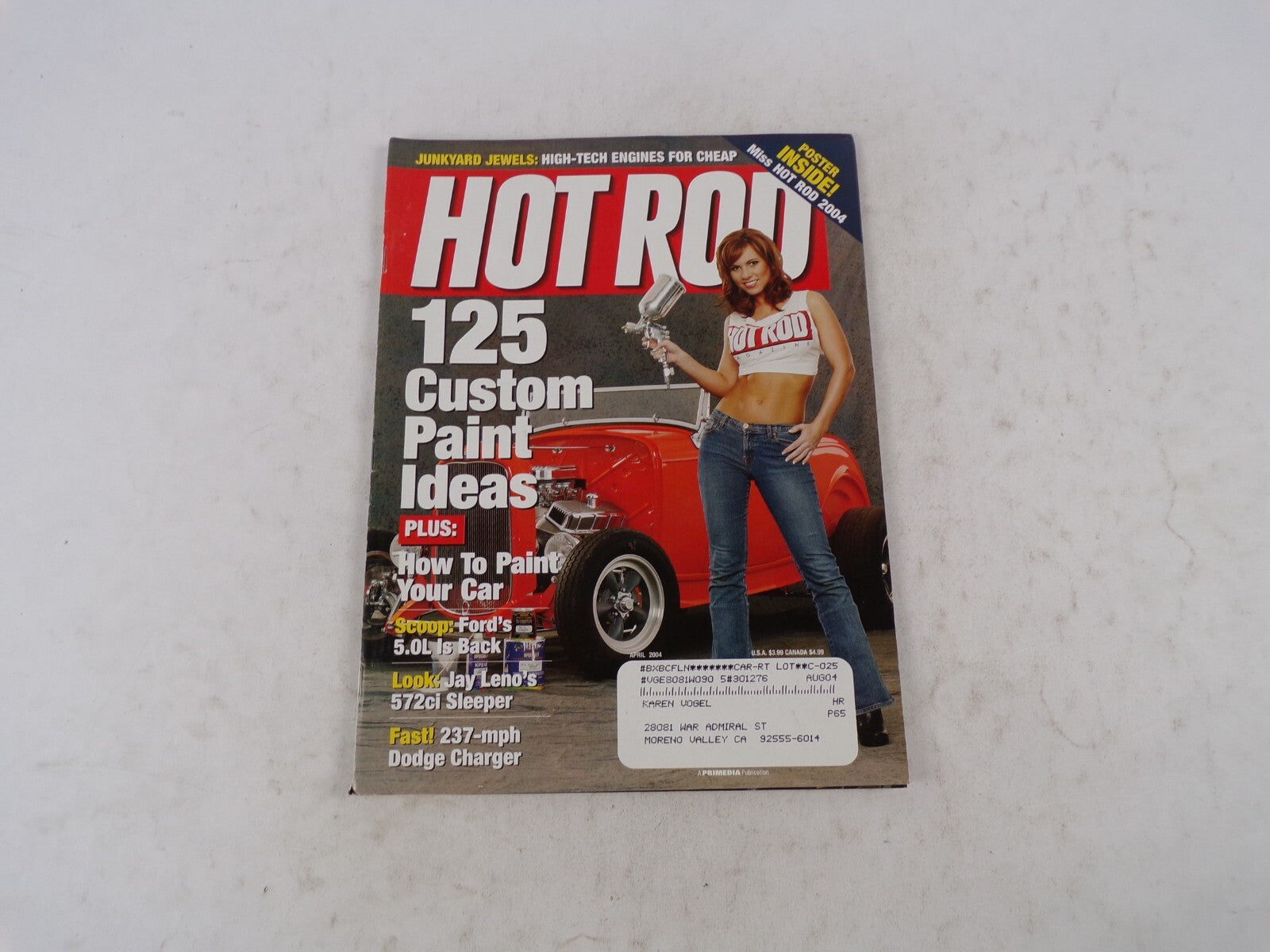 April 2004 Hot Rod 125 Custom Paint Ideas How To Paint Your Car Scoop: Jay Leno'