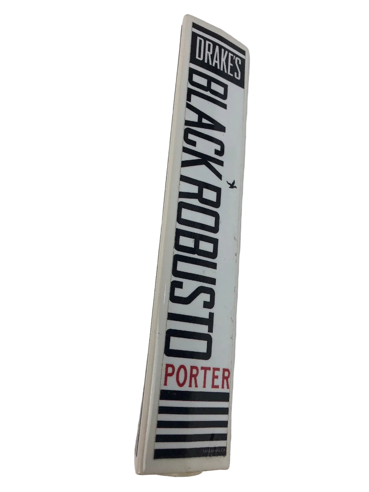Drakes Ale ceramic beer tap handle 9.5 inch brewery collectible