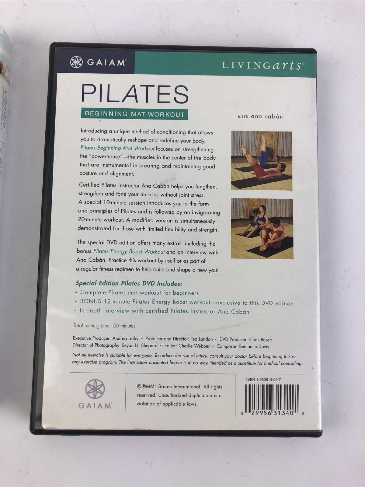 Element: Pilates Weight Loss for Beginners (DVDS) + GIAIM: Beginning Mat Workout