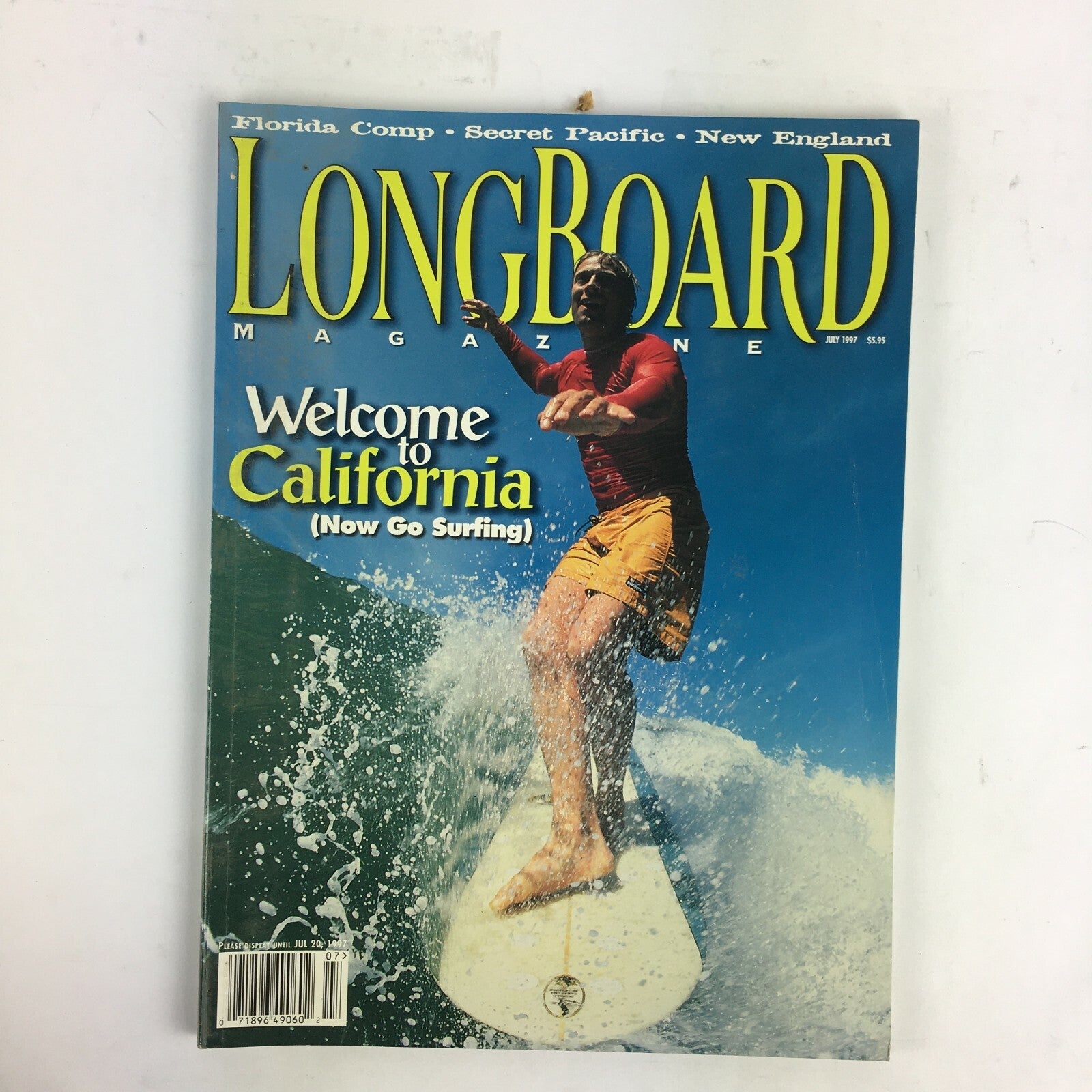 July 1997 Longboard Magazine Welcome to California Now Go Surfing Florida Comp