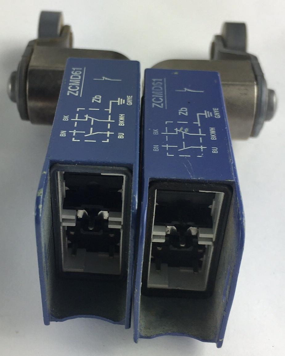 Telemecanique OsiSwitch Limit Switch Body ZCMD61 with Head ZCY16 - set of 2