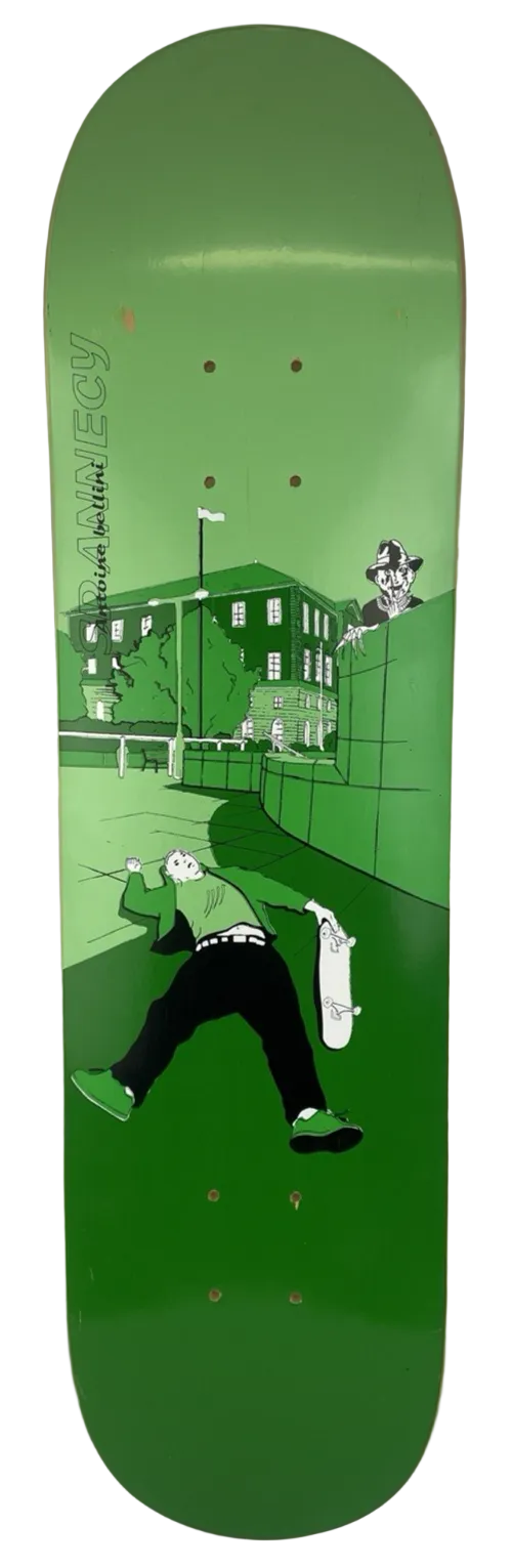 Vintage SP ANNECY France Antione Bellini Pro Model Skateboard Deck " Freddie "