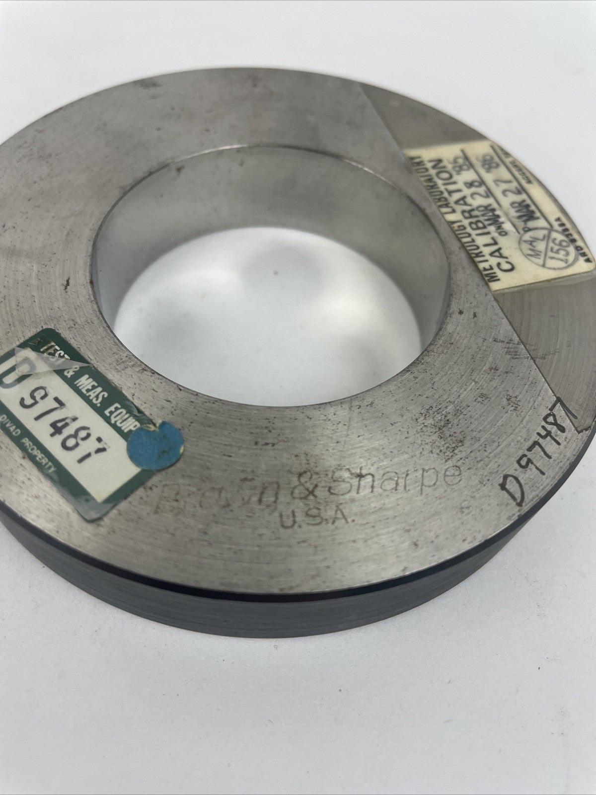 OEM BROWN & SHARPE RING GAGEPrecision Measuring Tool D97487 - LOOK