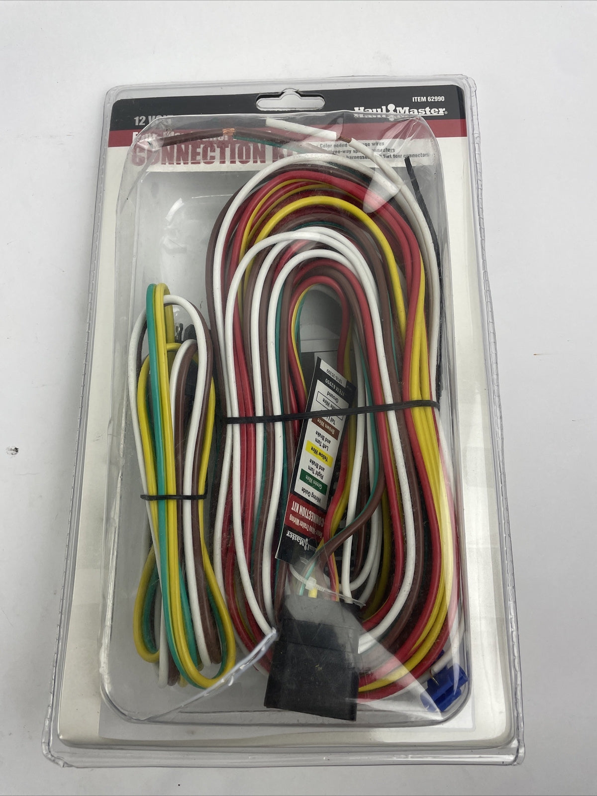 Haul Master 96658 12V 4-way trailer wiring connection kit for brake turn and tail light trailer system