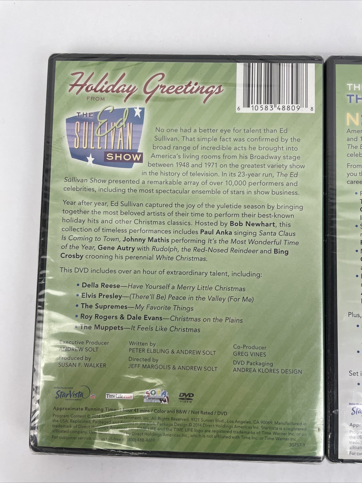 Holiday Greetings + Best Of Ed Sullivan Show (DVD 2014) Full Screen New & Sealed