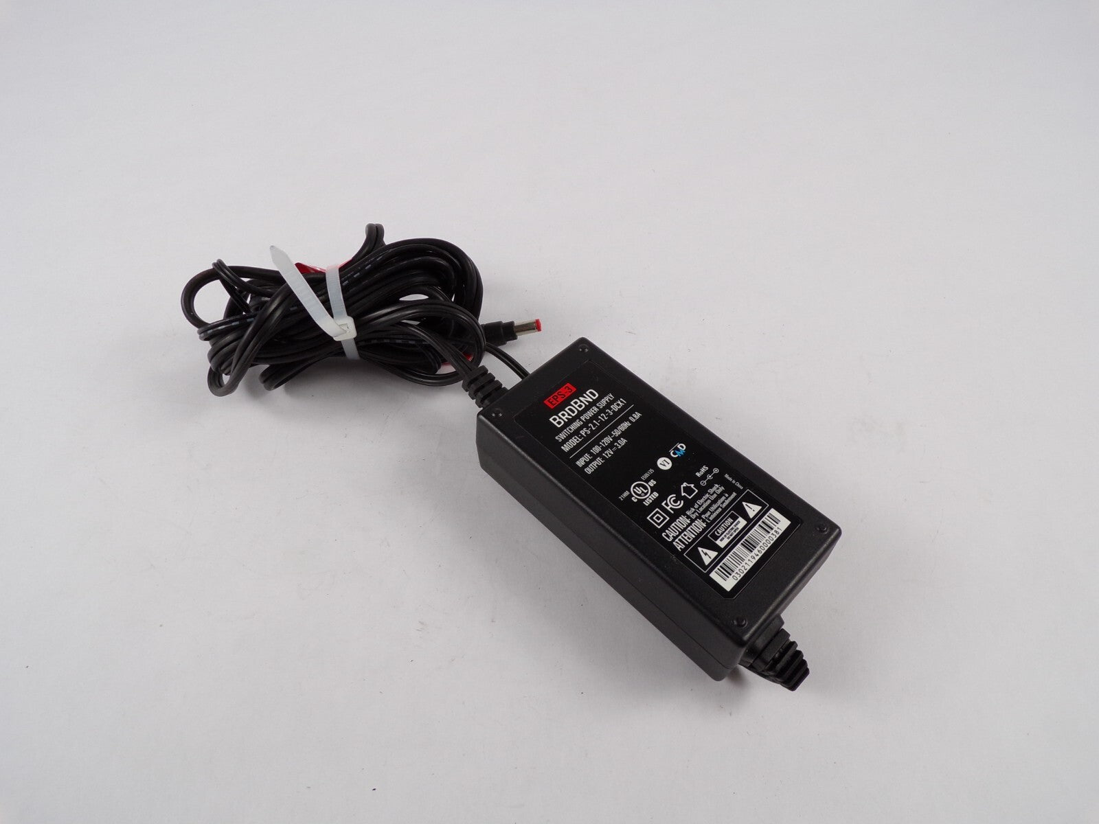 Genuine Brdbnd PS-2.1-12-3-DCX1 Output 12 V 3.0 A Power Supply Adapter A00