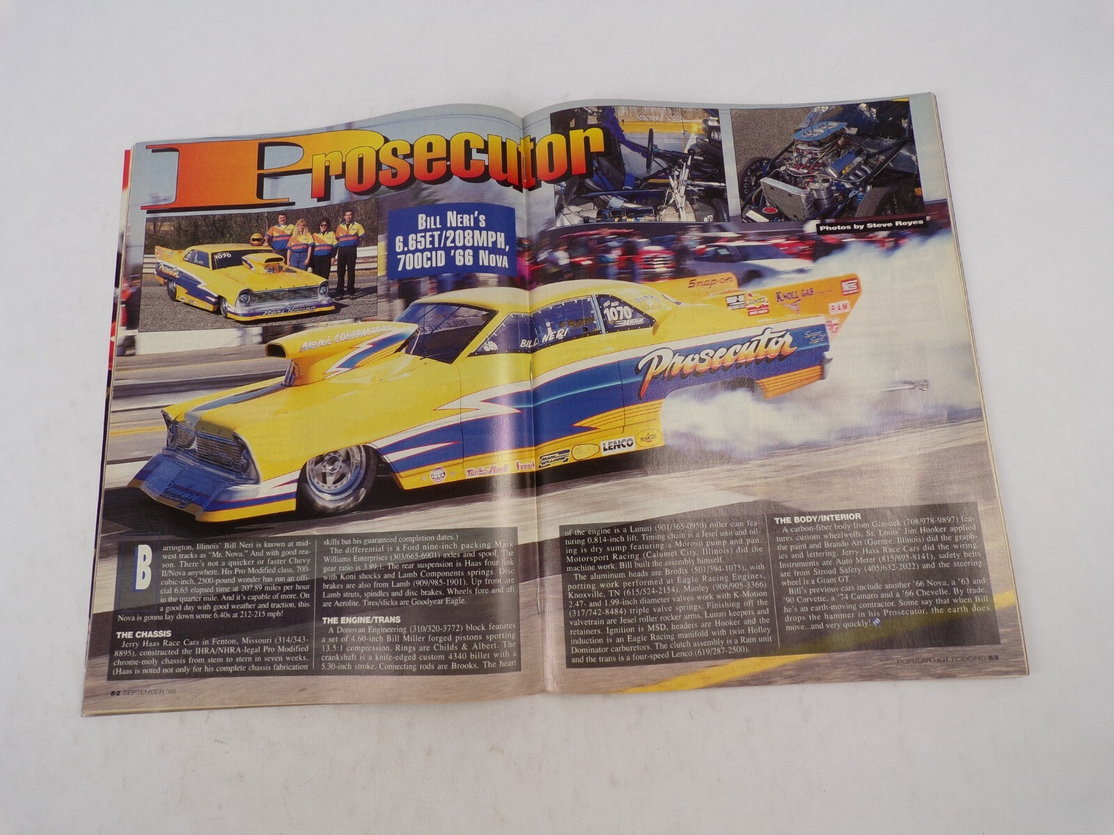 July 1996 Hot Rodding Magazine Ultimate 350 & 454 Buildups Serious Machinery!