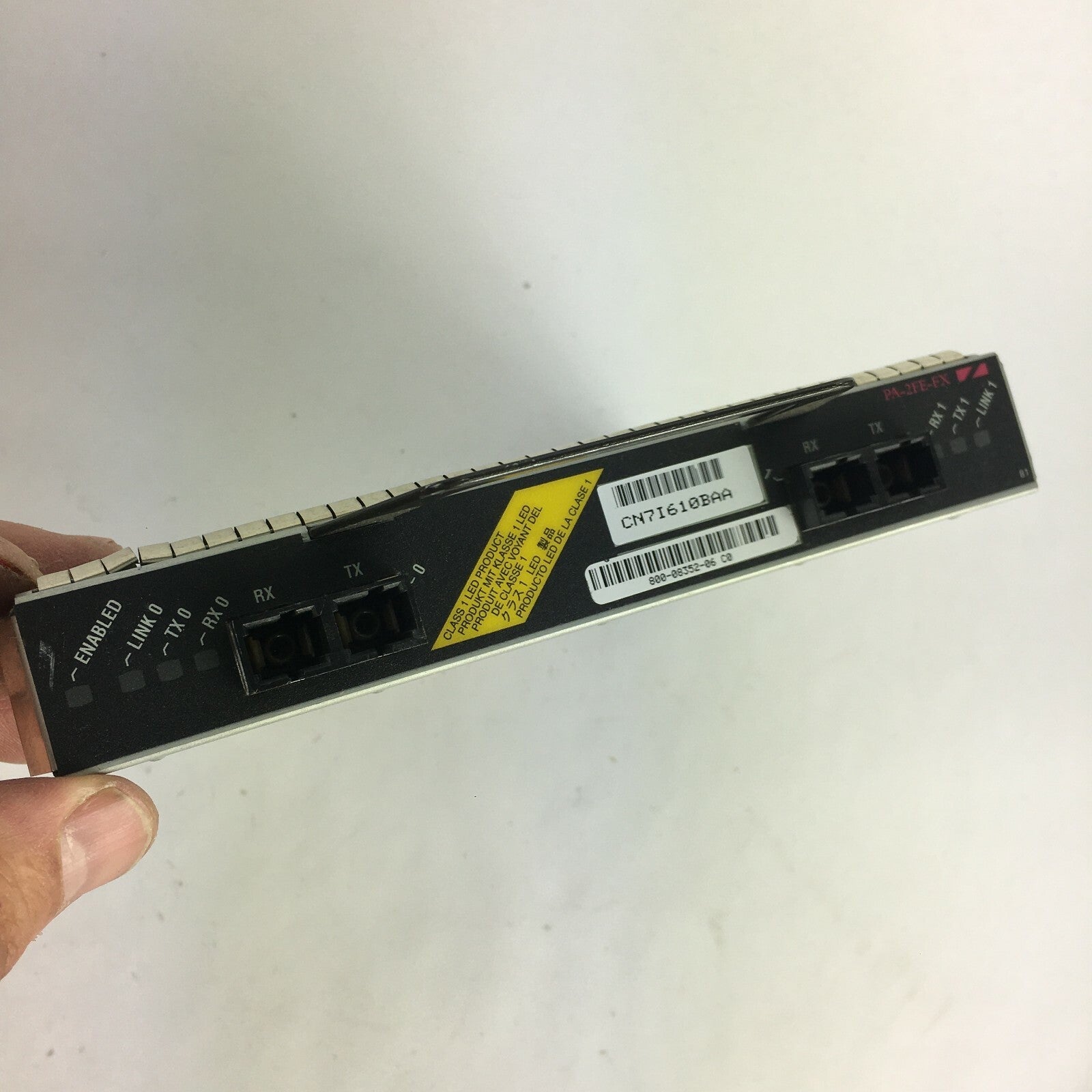 Genuine Cisco PA-2FE-FX - 2-Port Fast Ethernet 100 Base FX