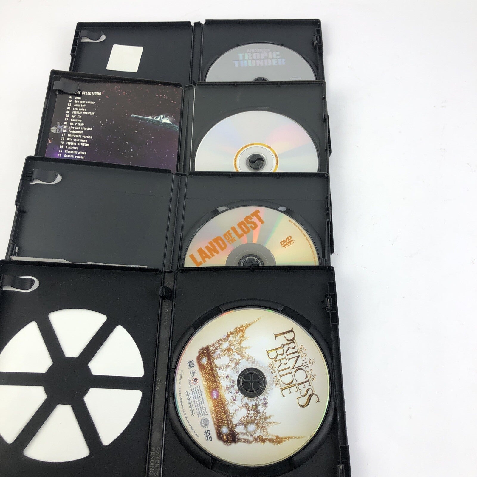 4 x Comedy DVD Lot - Starship Troopers, Princess Bride, Tropic Thunder + LOOK