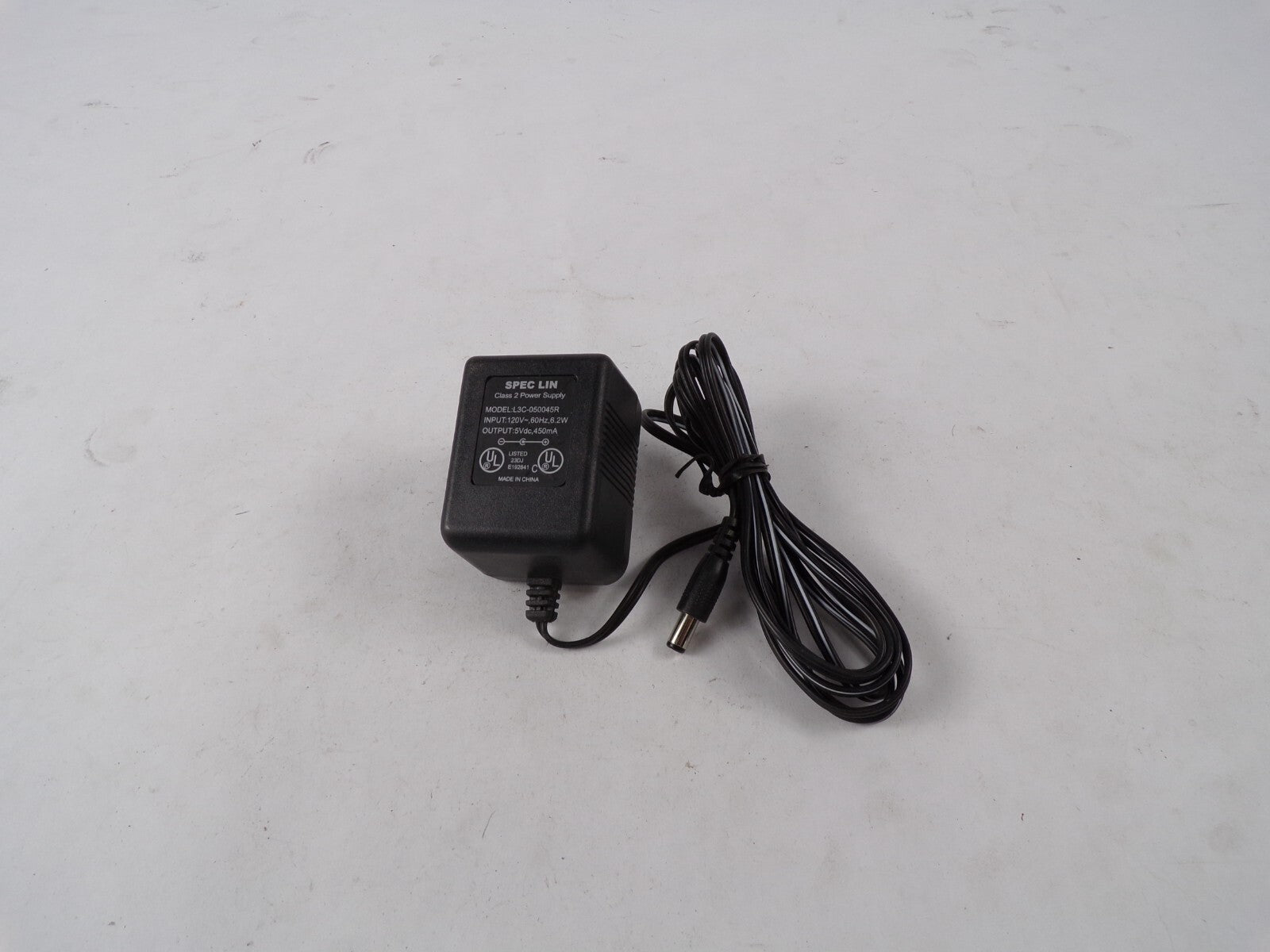 Genuine Spec Lin Class 2 L3C-050045R Output 5 V 450mA Power Supply Adapter A55