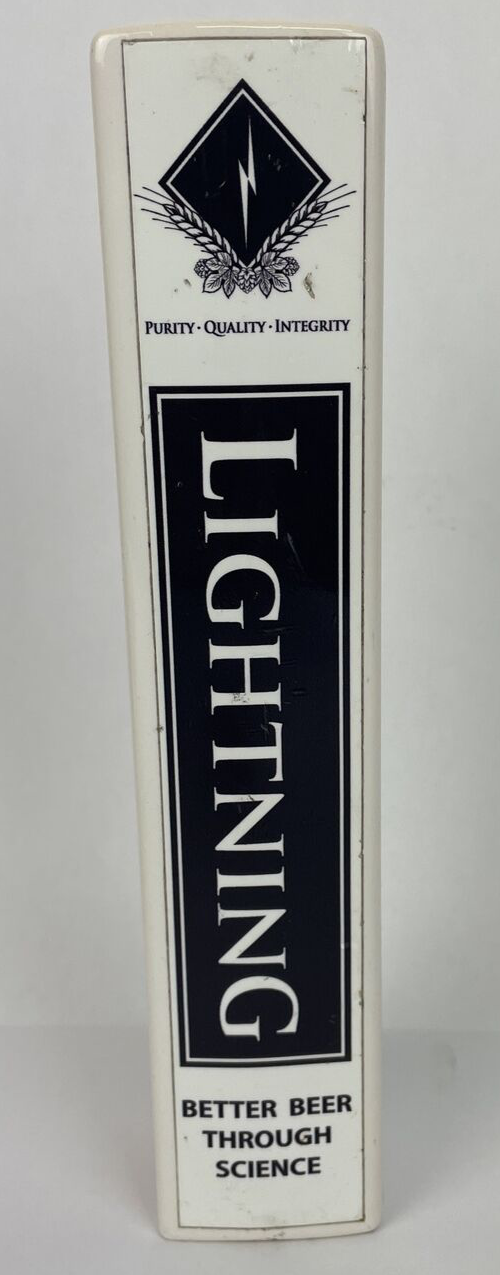 Beer Tap Handle Lightning Thunderweizen Ale Beer Tap Handle Man Cave Ceramic