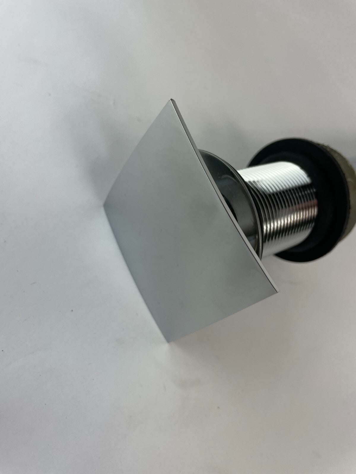 Aquabrass 638 long square polished chrome pop-up bathroom sink drain