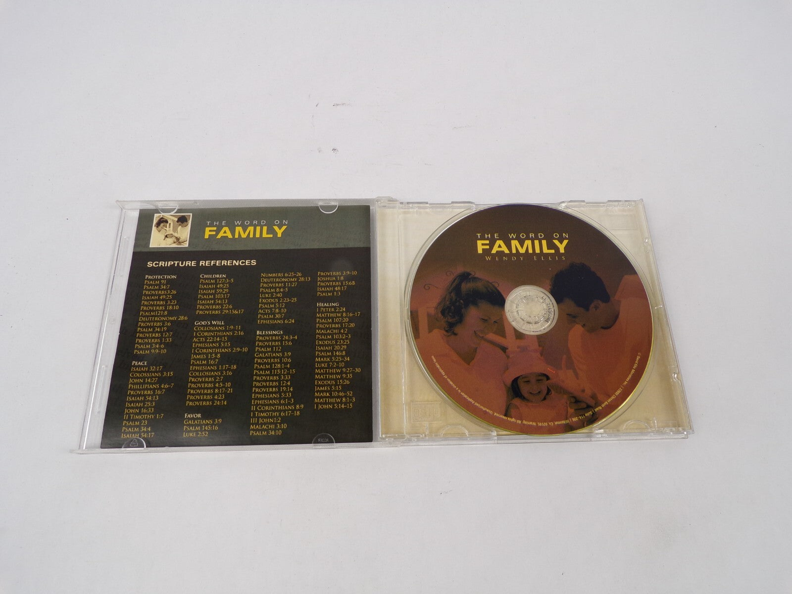 The Word On Family Wendy EllIs Psalm I'roverbs Isalah Proverbs Psalm ColossCD#67