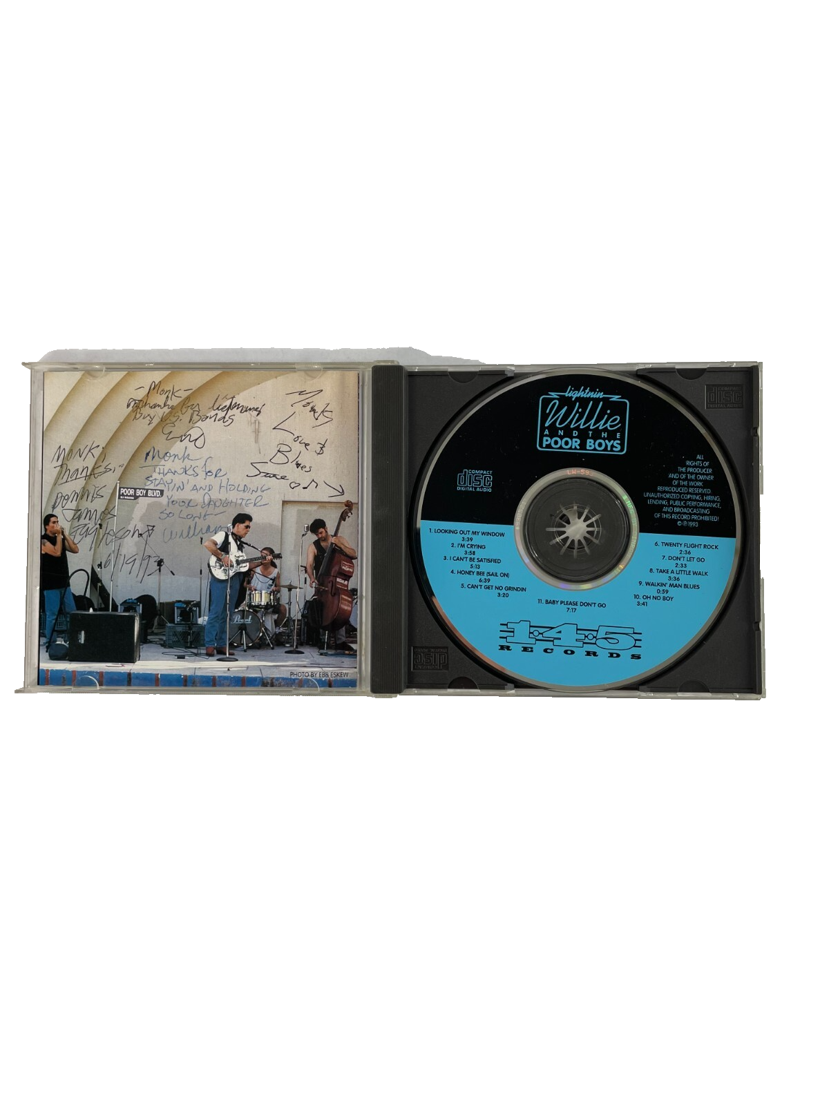 Lightnin Willie And The Poor Boys Looking Out My Window I'm Crying CD#10