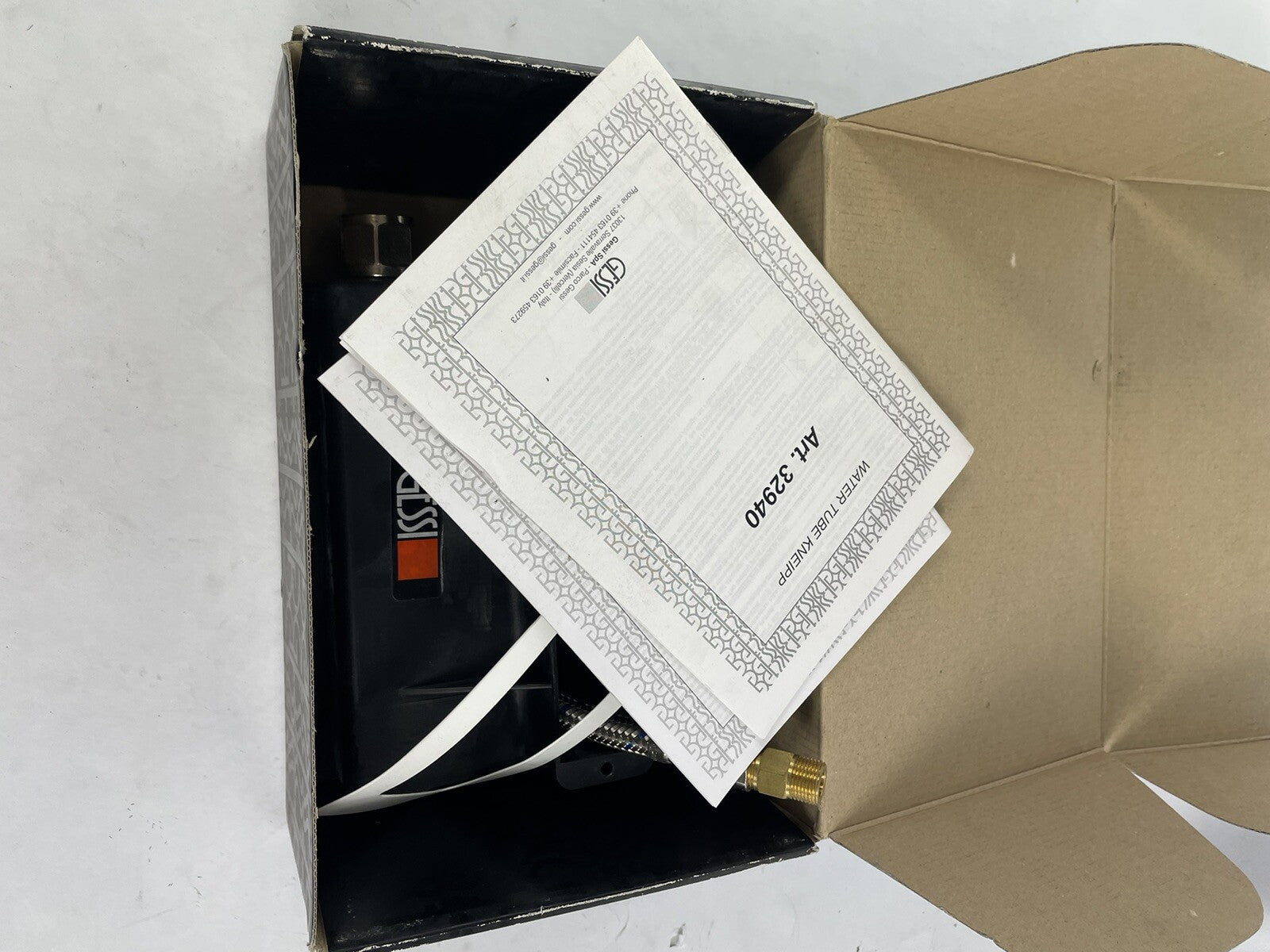 Gessi Rettangolo 32940 Parts & Components Built-in Part for Water Tube Kneip