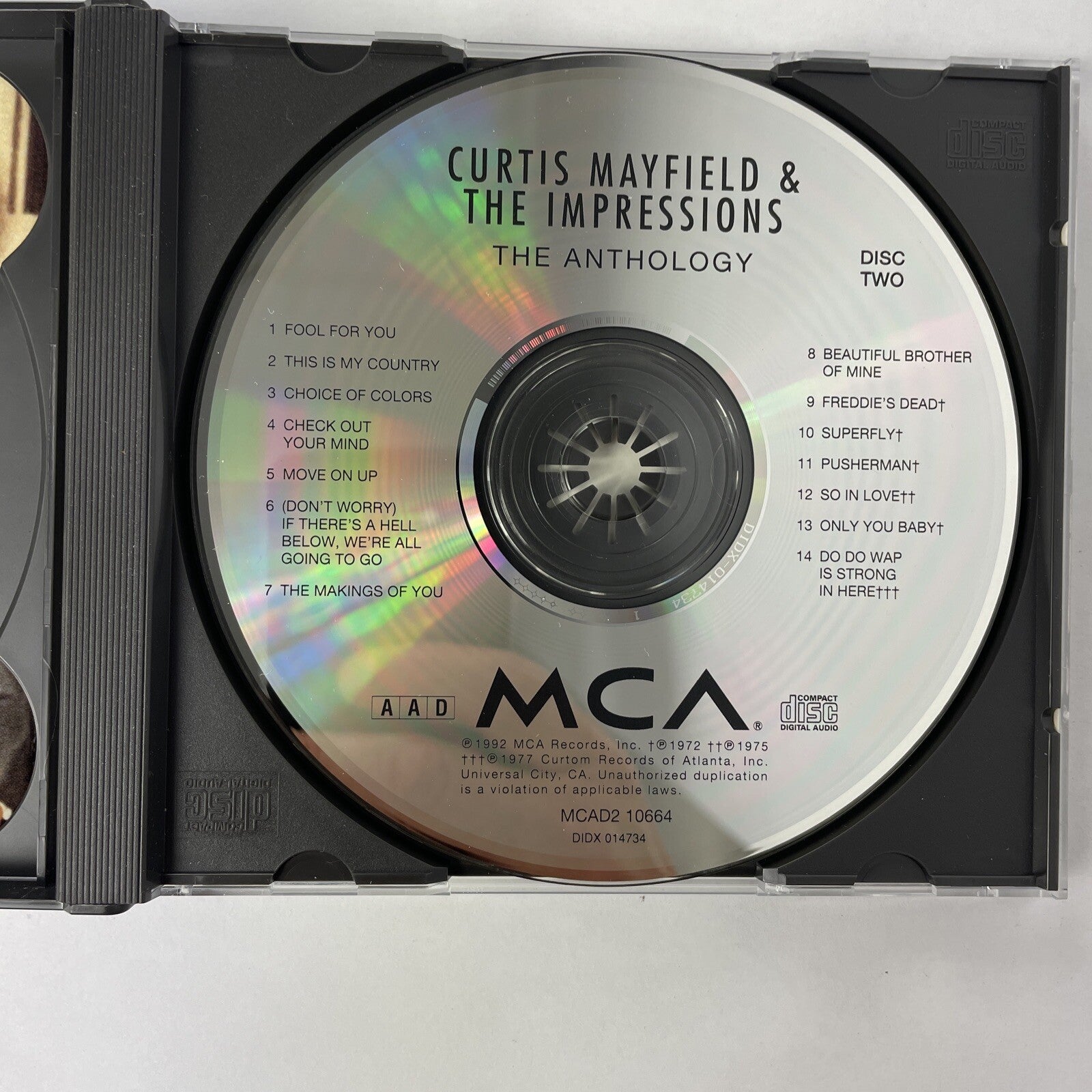 Curtis Mayfield - Anthology CD 2 Disc #23
