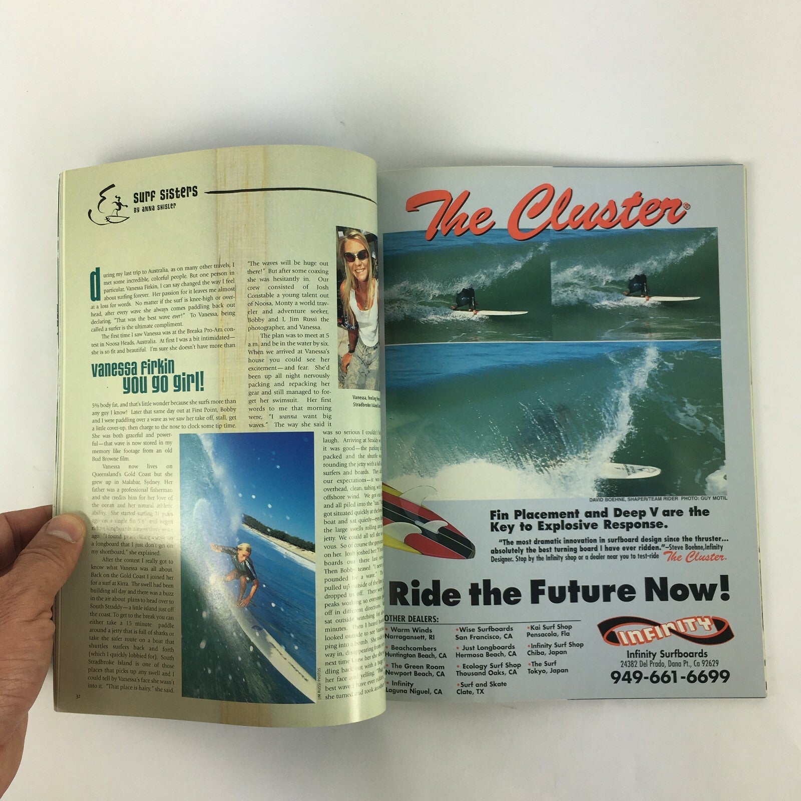 August 1998 Longboard Magazine Let's Surf Get Travel Lost Issue